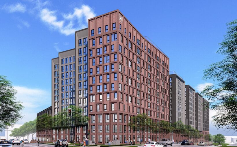 Core building 2,195-bed student housing project at NC State