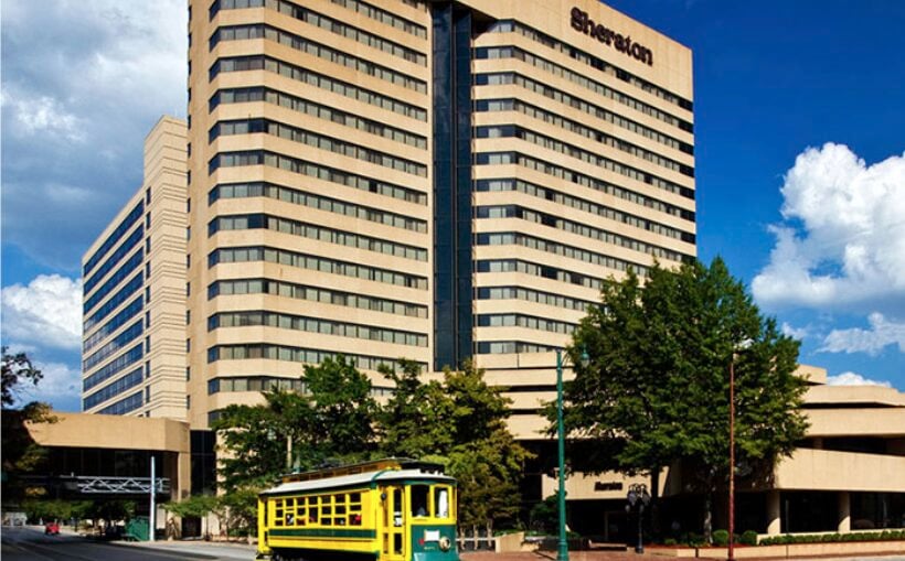 Memphis's tallest hotel, the Sheraton Memphis Downtown, is up for sale.