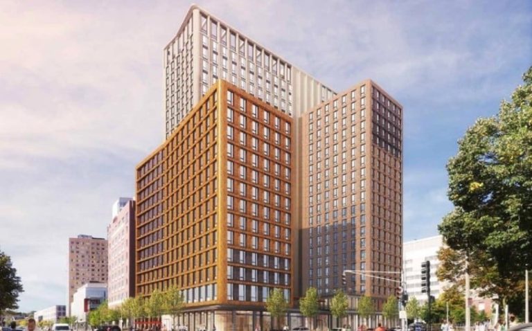 Northeastern to Build 23-Story, 1,400-Student Tower 