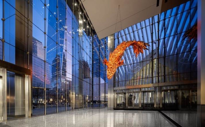 Silverstein Properties Unveils Frank Gehry Sculpture at 3 World Trade Center