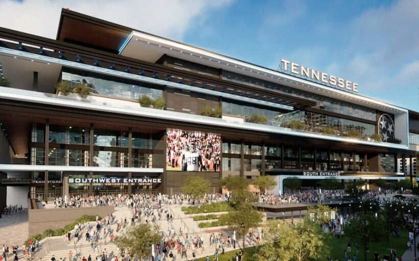 Tennessee Titans start work on new football stadium
